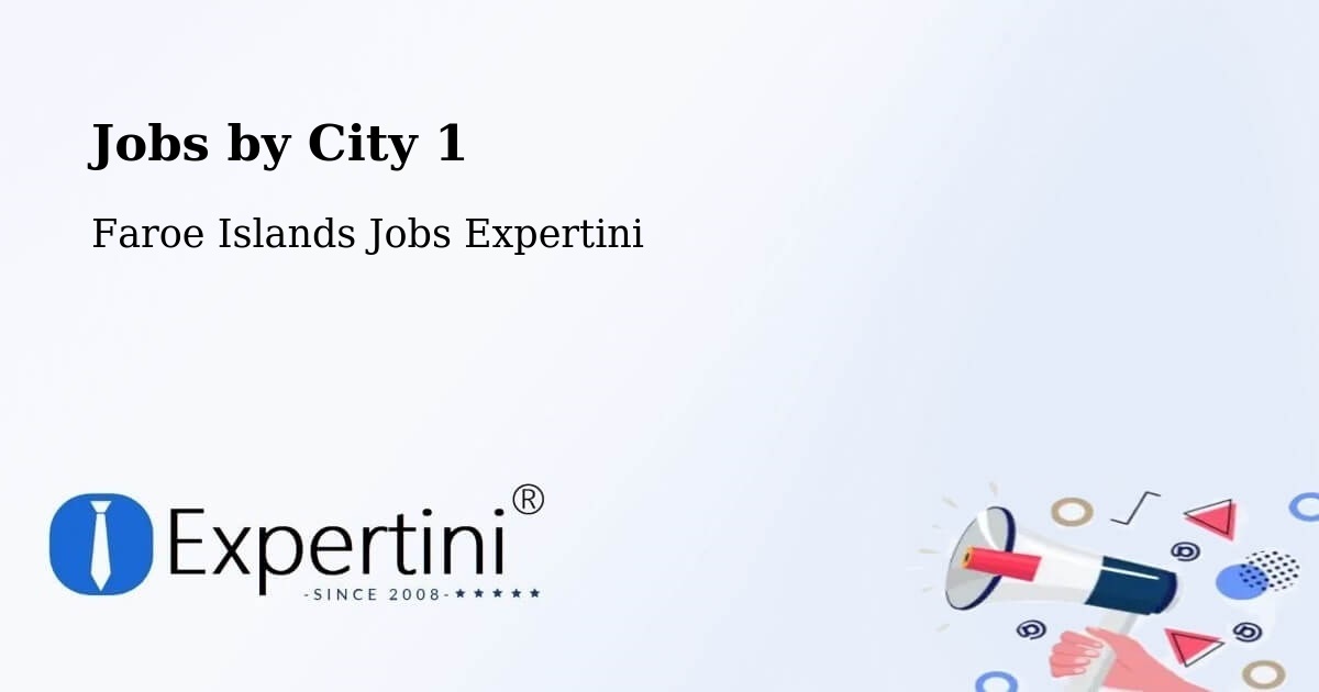City Jobs in Faroe Islands - Expertini
