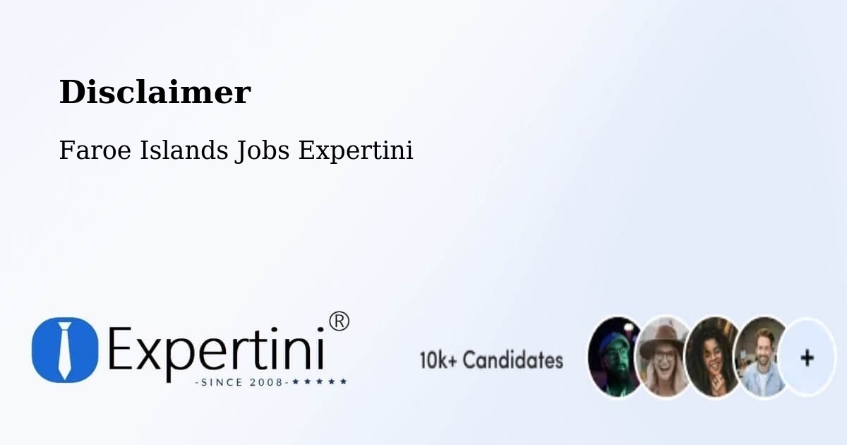 Disclaimer – Runavík - Faroe Islands Jobs Expertini
