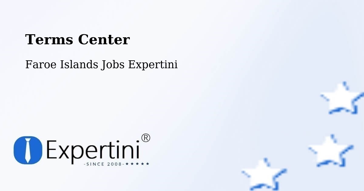 Terms of Service – Runavík - Faroe Islands Jobs Expertini